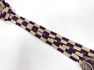 正絹　手組帯締め